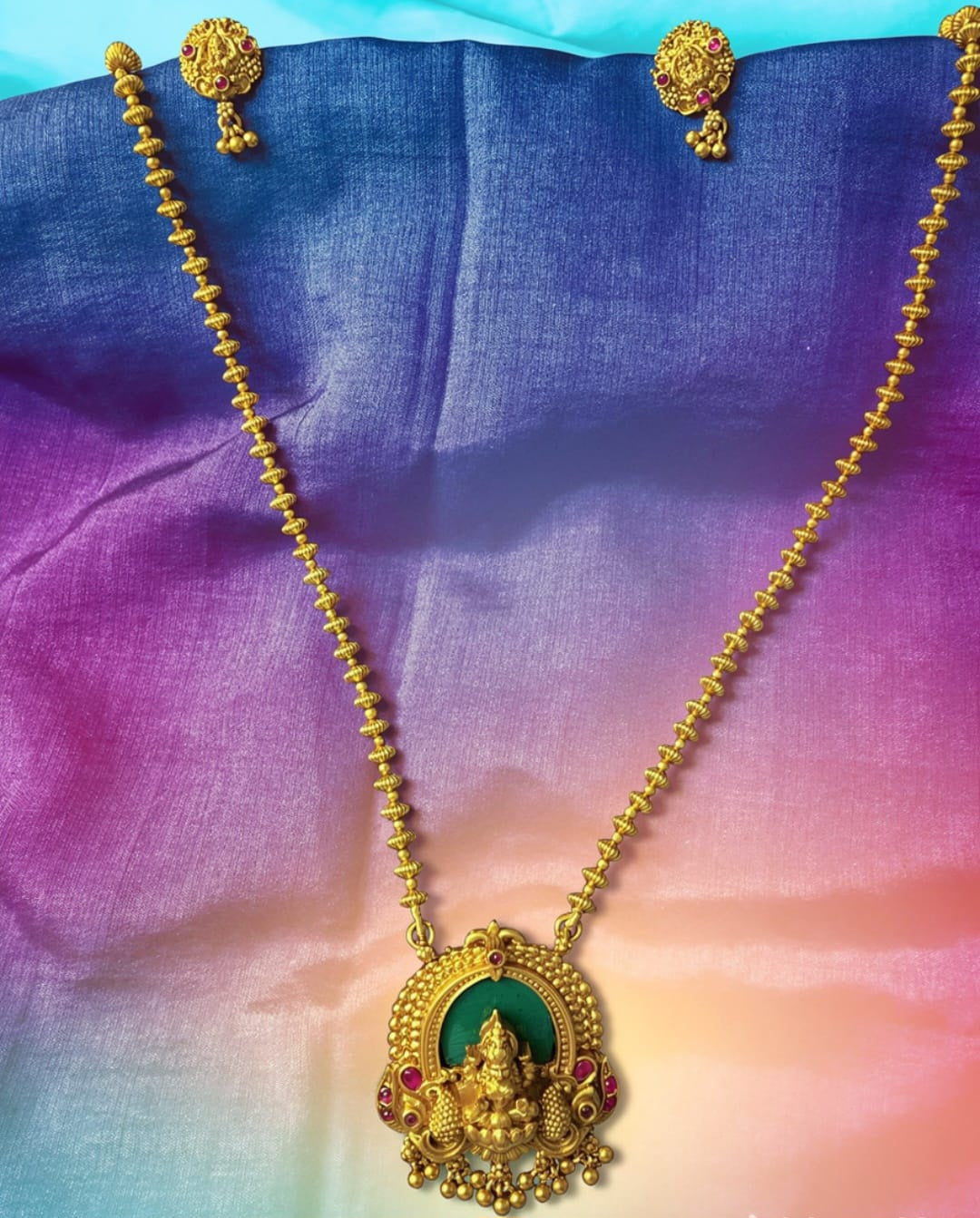 Lakshmi Haaram with earring